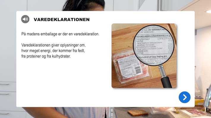 Screenshot af infoboks fra Film med Info
